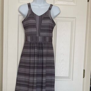 Tehama Athletic Sun Dress Tank Dress Women’s Gray  Striped S